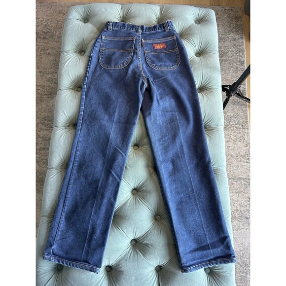 Vintage 70s Levis Jeans USA Made High Waist Wide Leg Own History - Picture 7 of 14